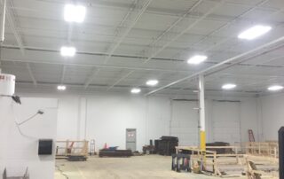 Warehouse in Battle Creek Michigan - professionally painted by H&H Painting, a commercial painter in Grand Rapids Michigan and in Kalamazoo Michigan.