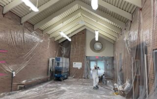 H&H Painting Co. refreshed gymnasiums, multipurpose rooms, and lockers to enhance the learning environment and unify the school district's appearance.
