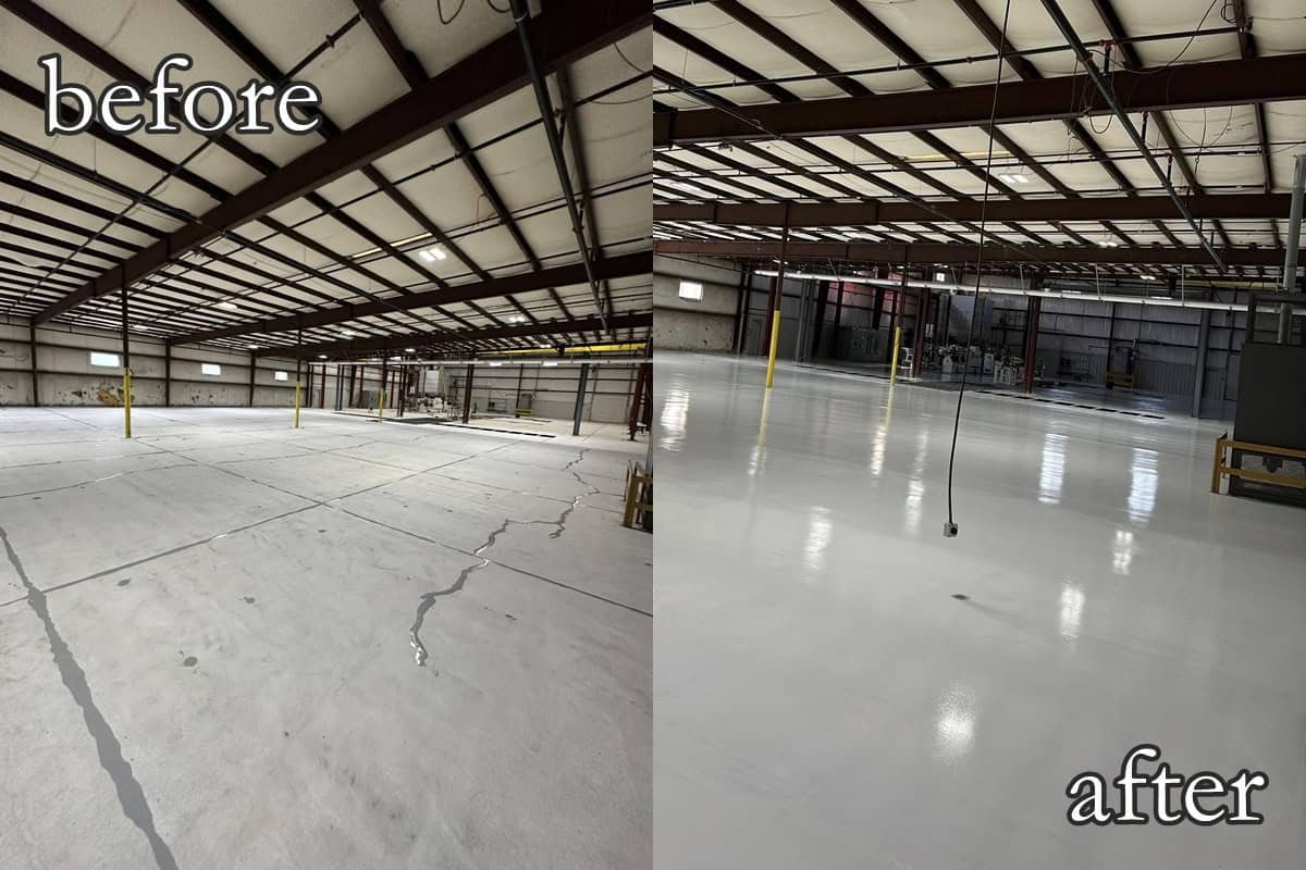 diamond grinding before and after photos